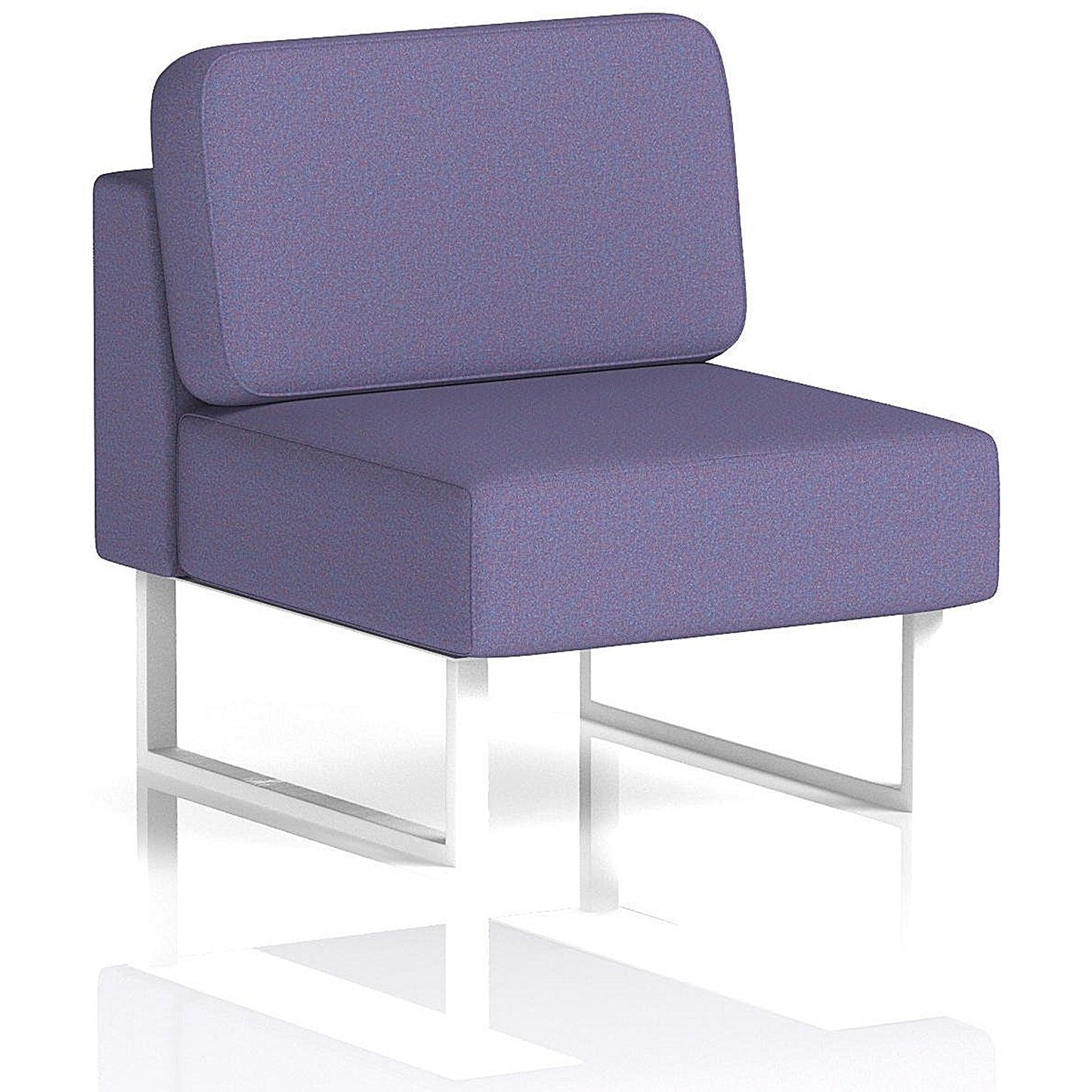 Brixworth Modular Seating Central Unit, With White Legs, In Synergy Fabric, Order