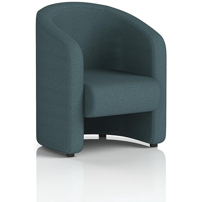 Lamport Armchair, With Black Feet, In X2 Fabric, Polygon