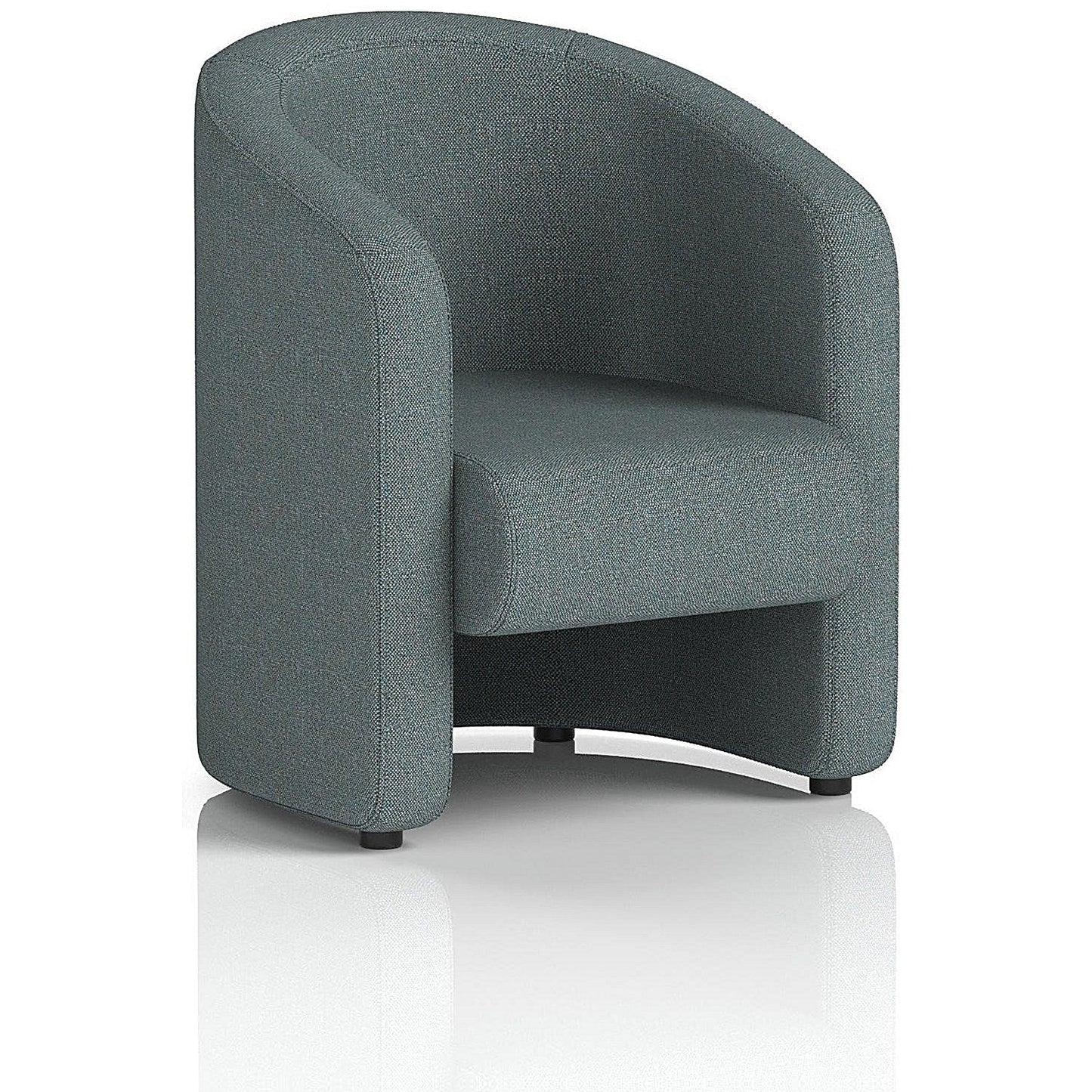 Lamport Armchair, With Black Feet, In Main Line Flax Fabric, Westminster