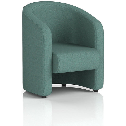 Lamport Armchair, With Black Feet, In Sumi Fabric, Handa