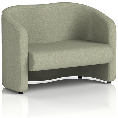 Lamport 2 Seater Sofa, With Black Feet, In Main Line Flax Fabric, Newbury