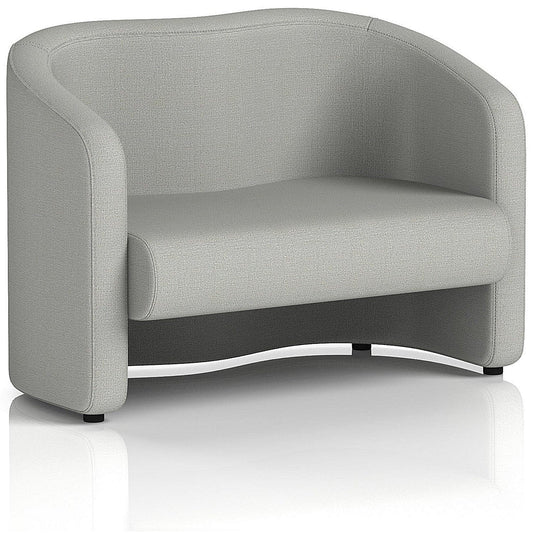 Lamport 2 Seater Sofa, With Black Feet, In Sumi Fabric, Tokyo