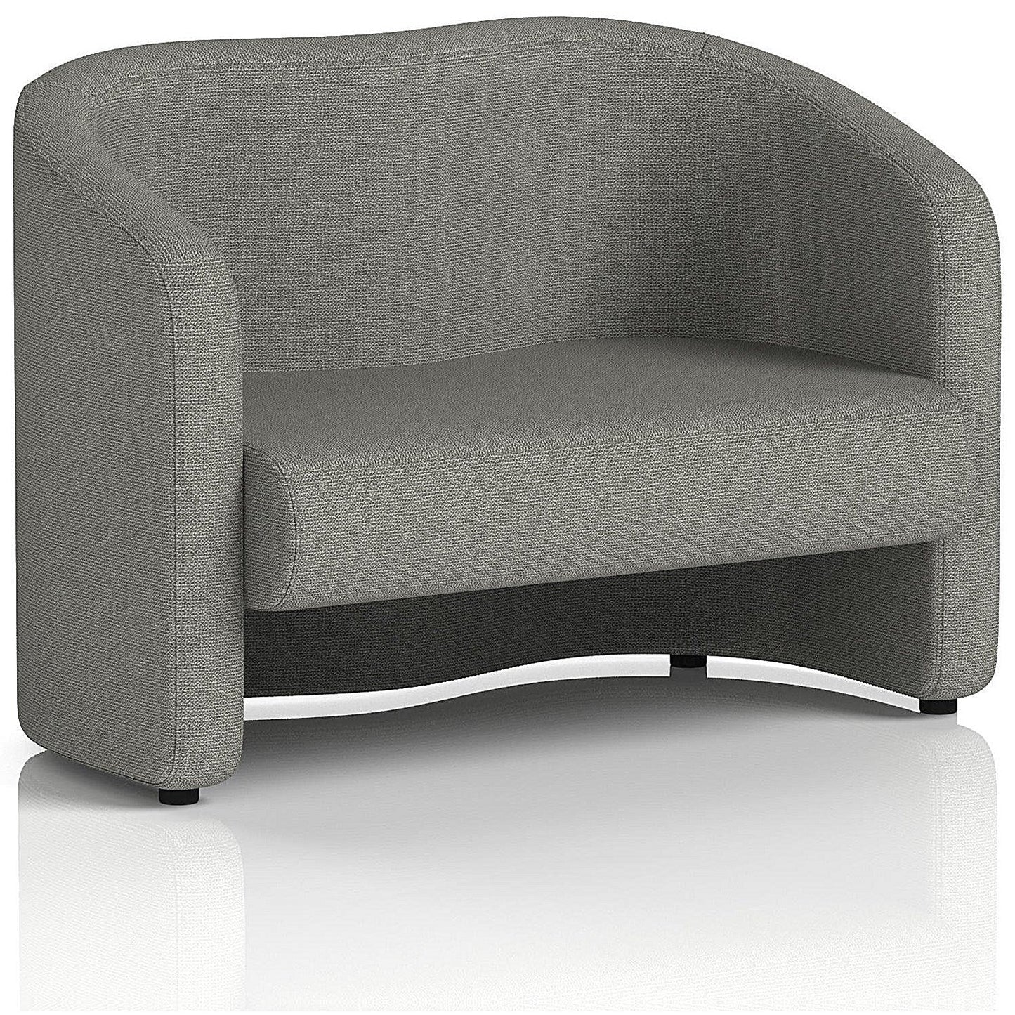 Lamport 2 Seater Sofa, With Black Feet, In Yoredale Fabric, Hardraw