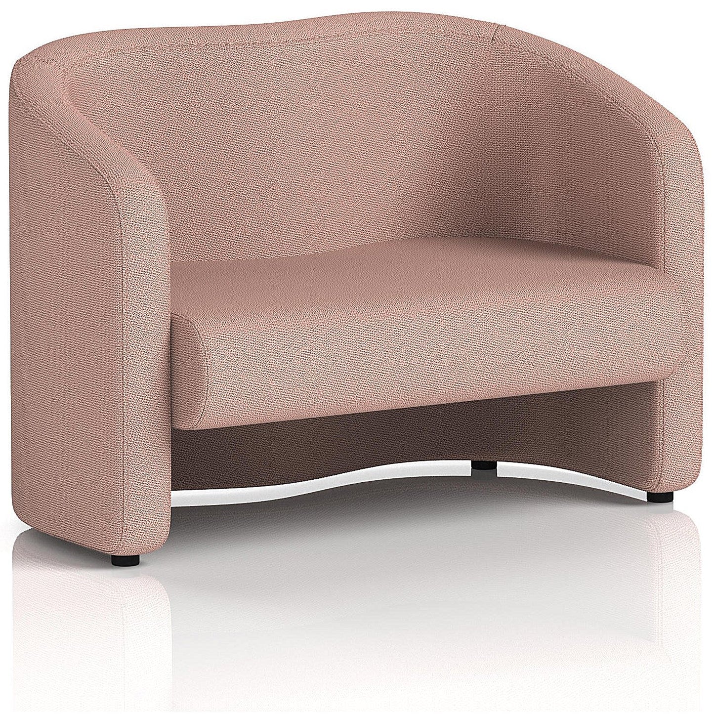 Lamport 2 Seater Sofa, With Black Feet, In Yoredale Fabric, Kidstone