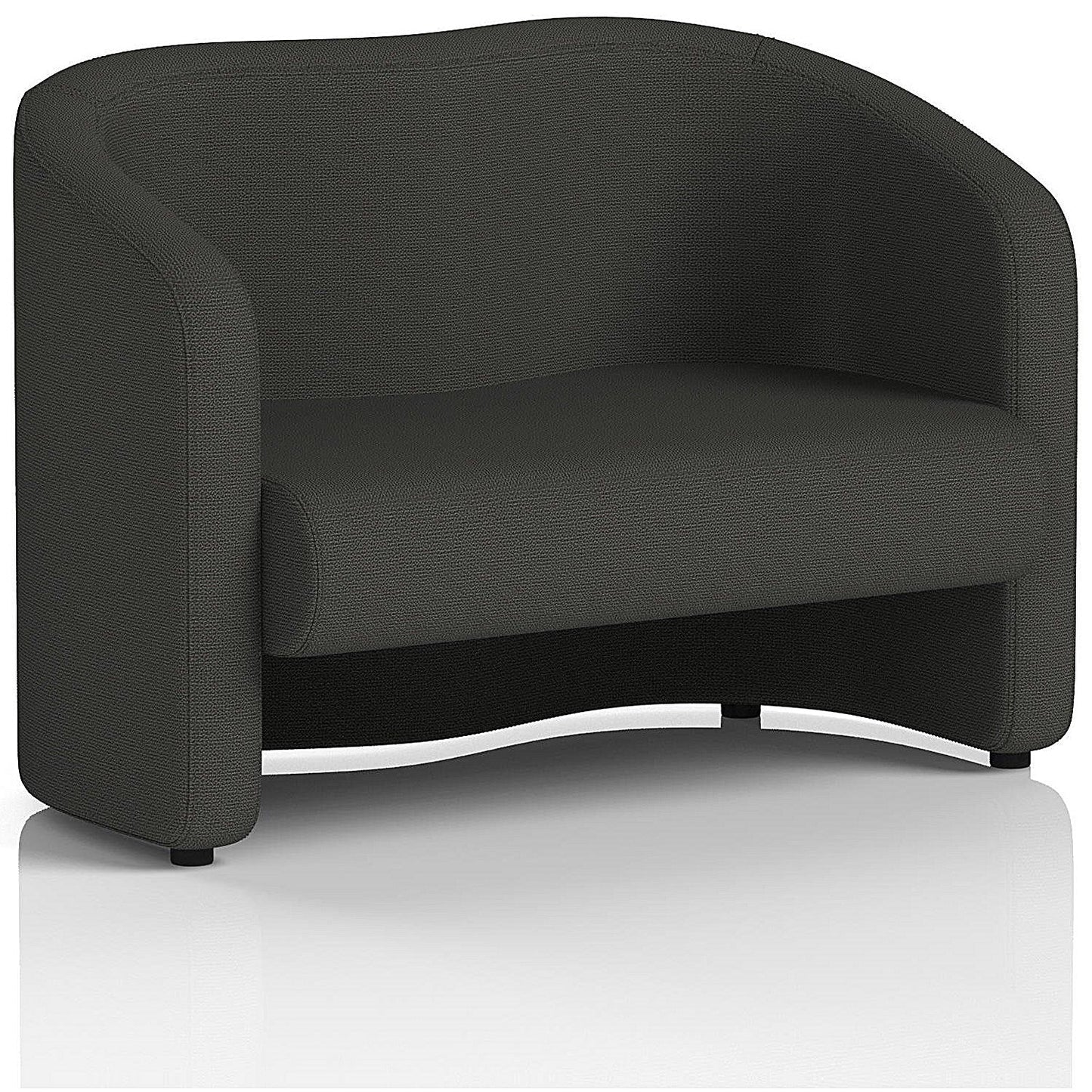 Lamport 2 Seater Sofa, With Black Feet, In Yoredale Fabric, Leyburn