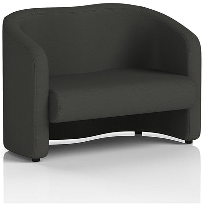 Lamport 2 Seater Sofa, With Black Feet, In Yoredale Fabric, Leyburn