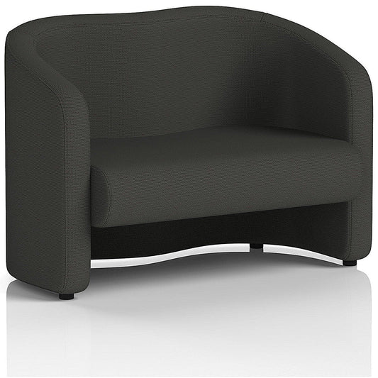 Lamport 2 Seater Sofa, With Black Feet, In Yoredale Fabric, Leyburn