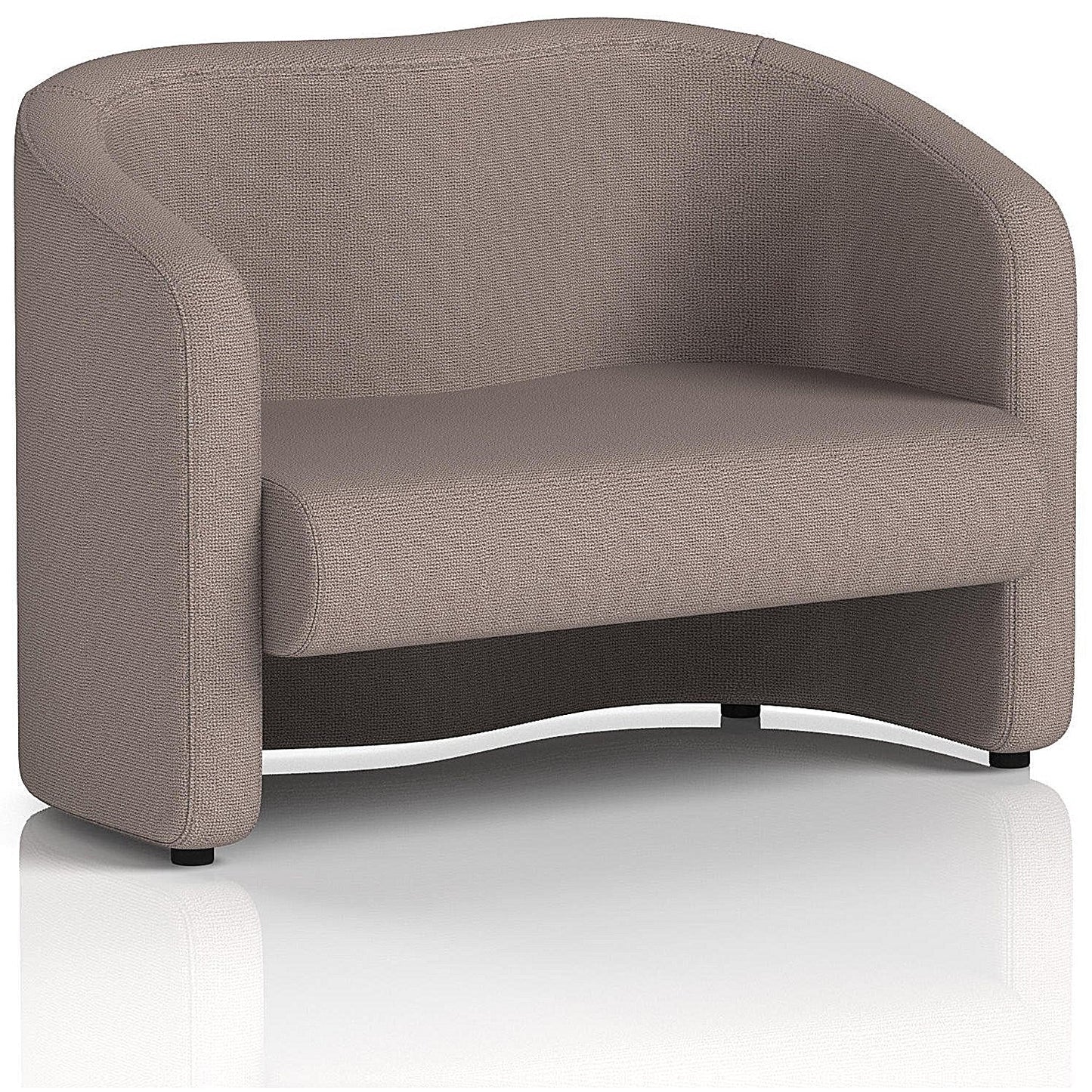 Lamport 2 Seater Sofa, With Black Feet, In Yoredale Fabric, Settle