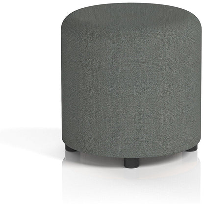 Harlestone Small Round Stool, In Sumi Fabric, Kobe Body And Top
