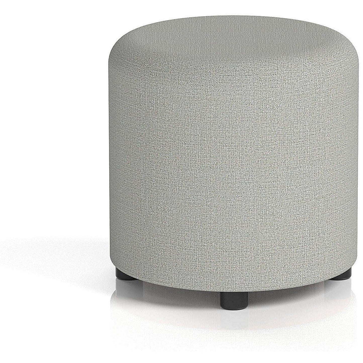 Harlestone Small Round Stool, In Sumi Fabric, Tokyo Body And Top