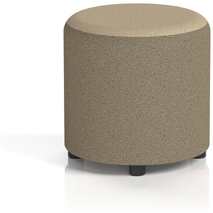 Harlestone Small Round Stool, In Main Line Flax Fabric, Bank Body Upminster Top