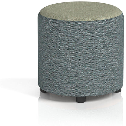 Harlestone Small Round Stool, In Main Line Flax Fabric, Westminster Body Newbury Top