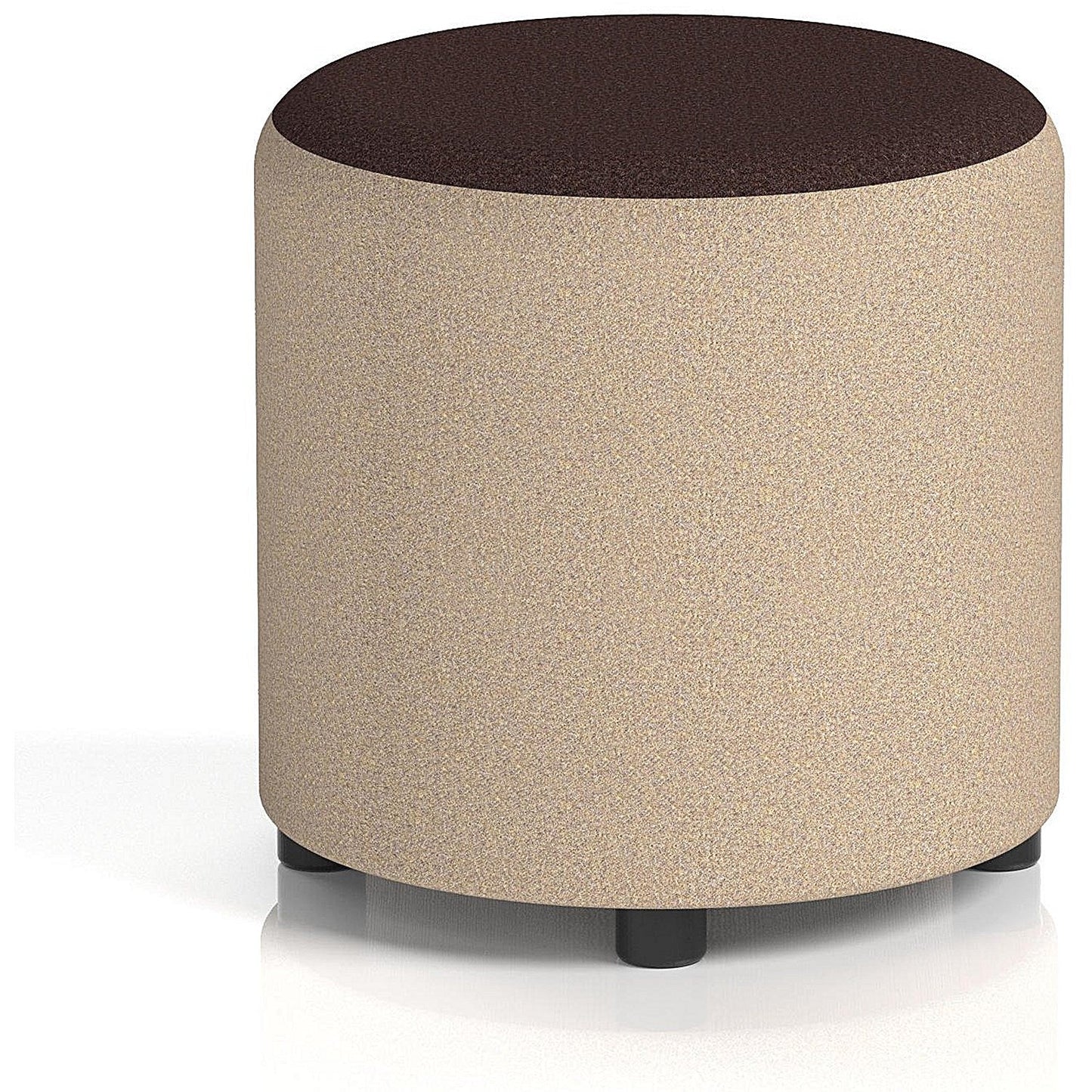 Harlestone Small Round Stool, In Synergy Fabric, Affix Body Wed Top