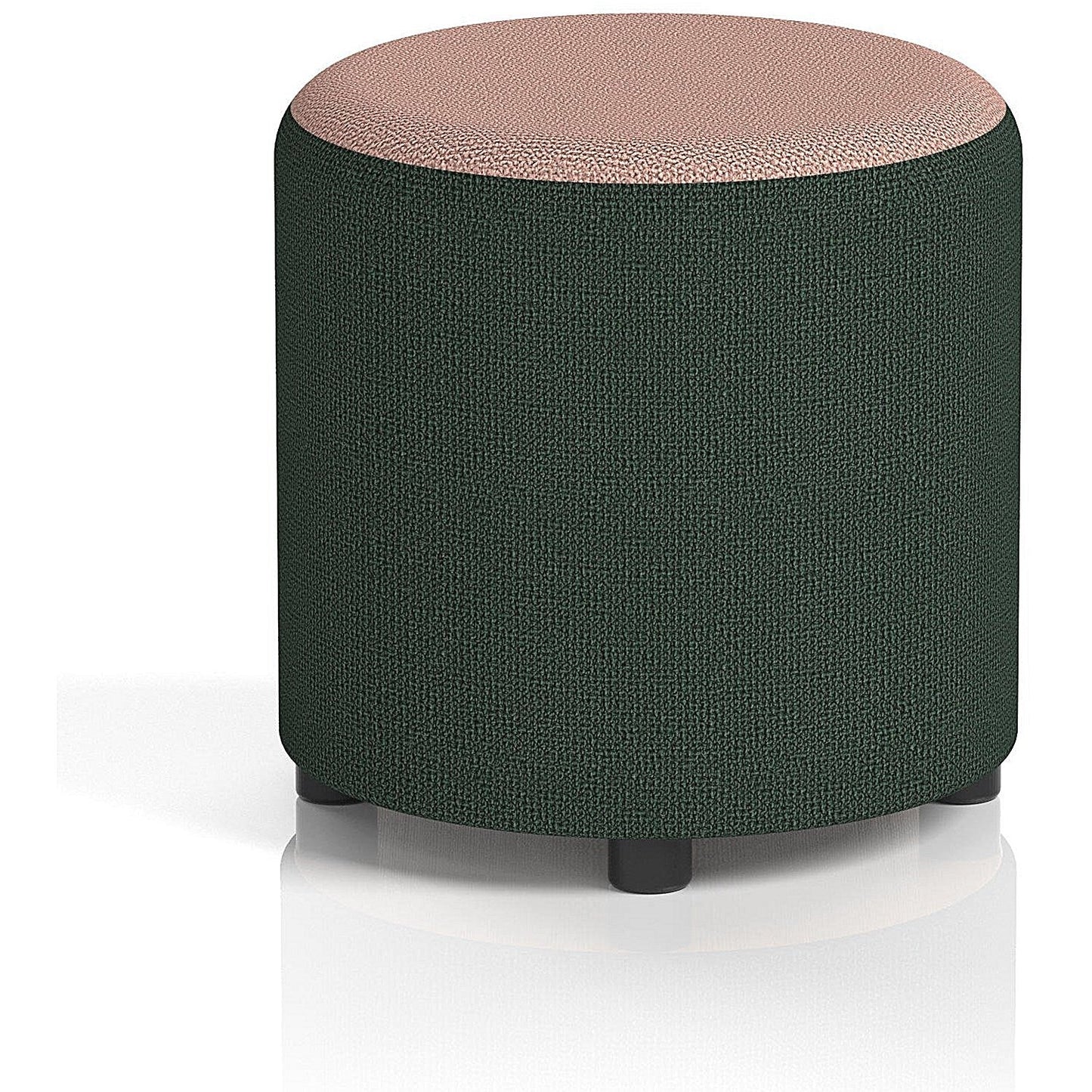 Harlestone Small Round Stool, In Yoredale Fabric, Ingleton Body Kidstone Top