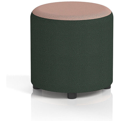 Harlestone Small Round Stool, In Yoredale Fabric, Ingleton Body Kidstone Top