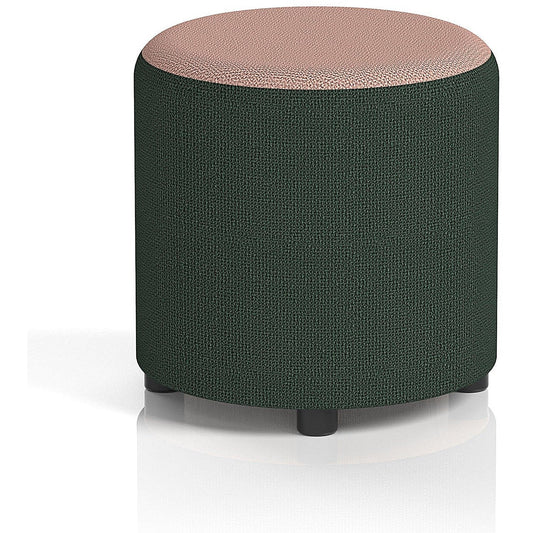 Harlestone Small Round Stool, In Yoredale Fabric, Ingleton Body Kidstone Top