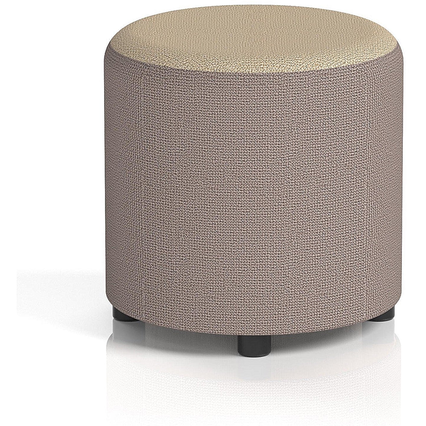 Harlestone Small Round Stool, In Yoredale Fabric, Settle Body Gordale Top