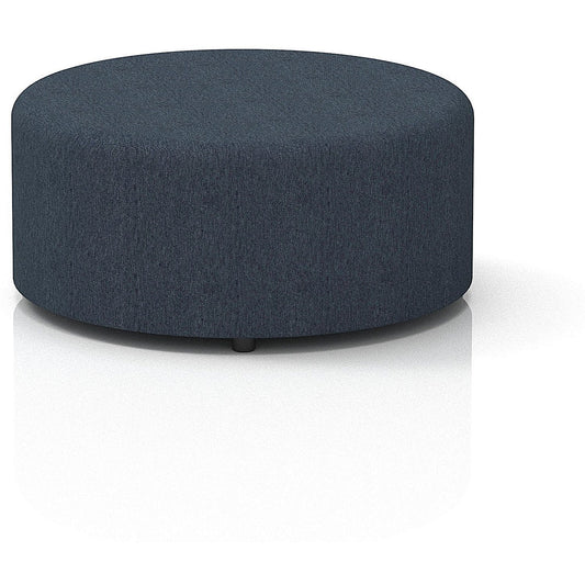 Harlestone Large Round Stool, In Rivet Fabric, Crucible Body And Top