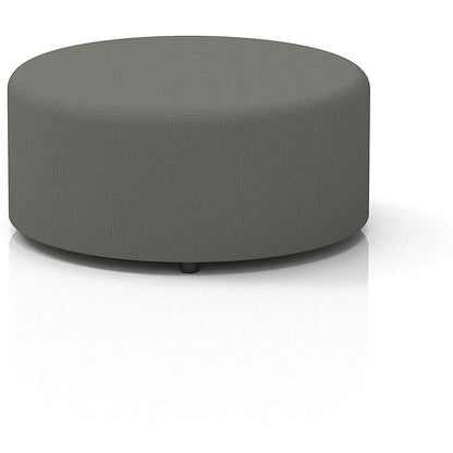 Harlestone Large Round Stool, In Yoredale Fabric, Hardraw Body And Top