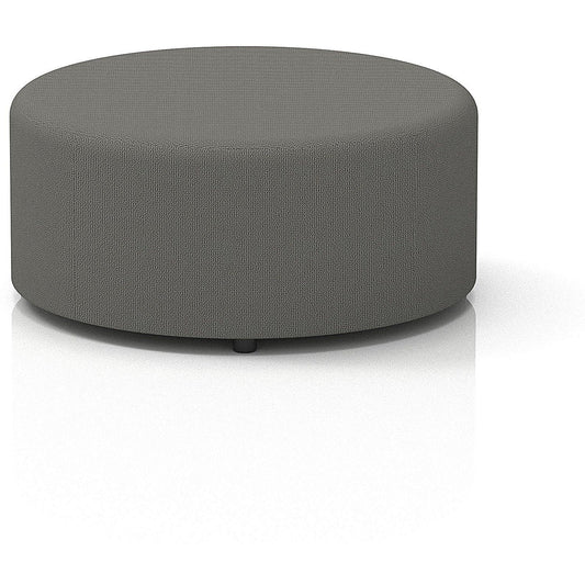 Harlestone Large Round Stool, In Yoredale Fabric, Hardraw Body And Top