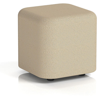 Harlestone Small Square Stool, In Yoredale Fabric, Gordale Body And Top