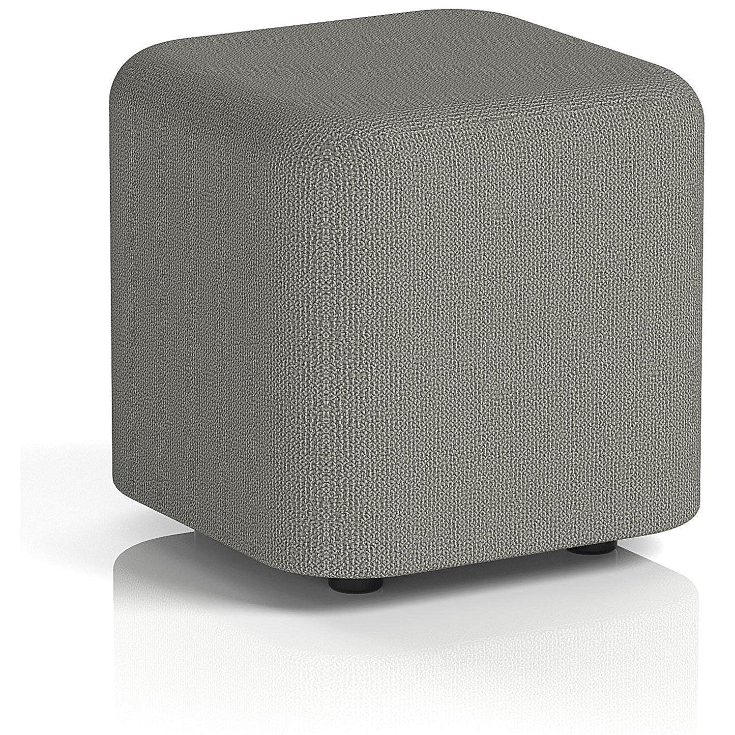 Harlestone Small Square Stool, In Yoredale Fabric, Hardraw Body And Top