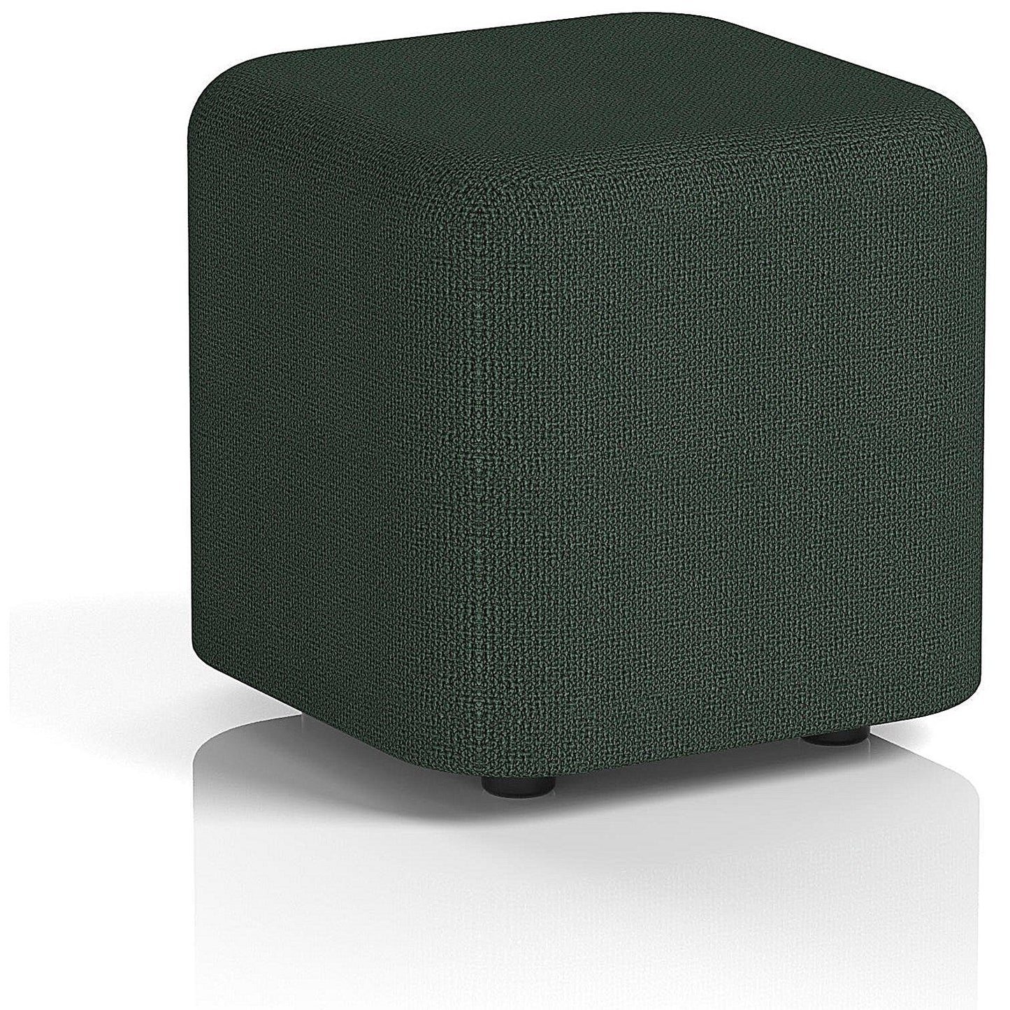 Harlestone Small Square Stool, In Yoredale Fabric, Ingleton Body And Top