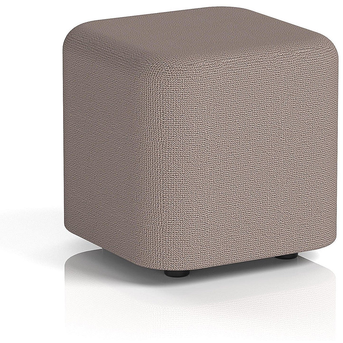 Harlestone Small Square Stool, In Yoredale Fabric, Settle Body And Top