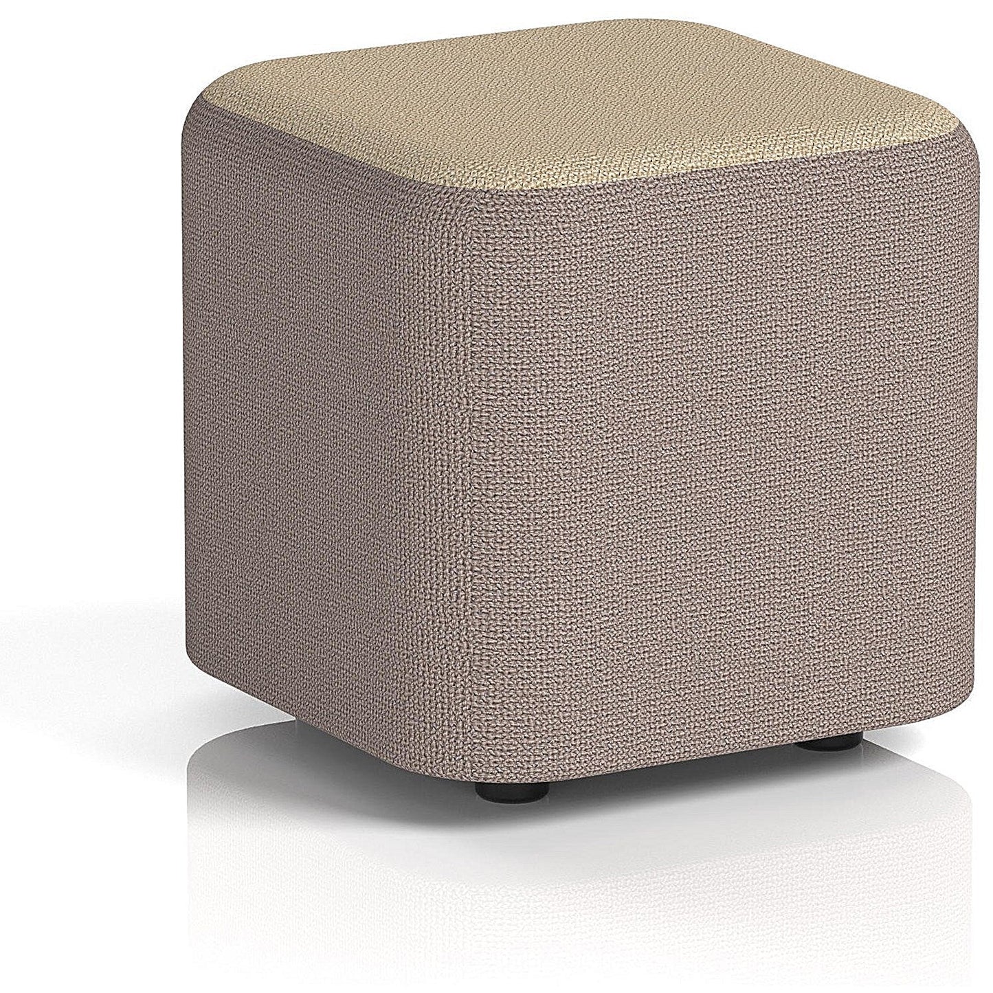 Harlestone Small Square Stool, In Yoredale Fabric, Settle Body Gordale Top