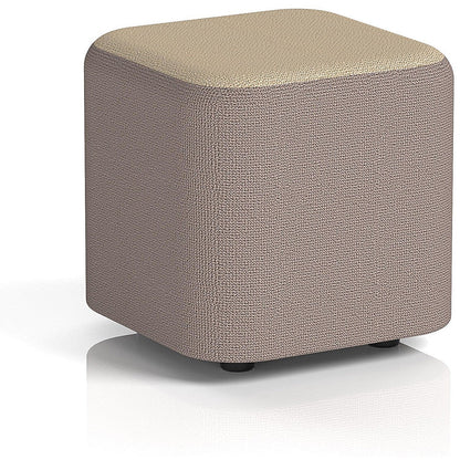 Harlestone Small Square Stool, In Yoredale Fabric, Settle Body Gordale Top