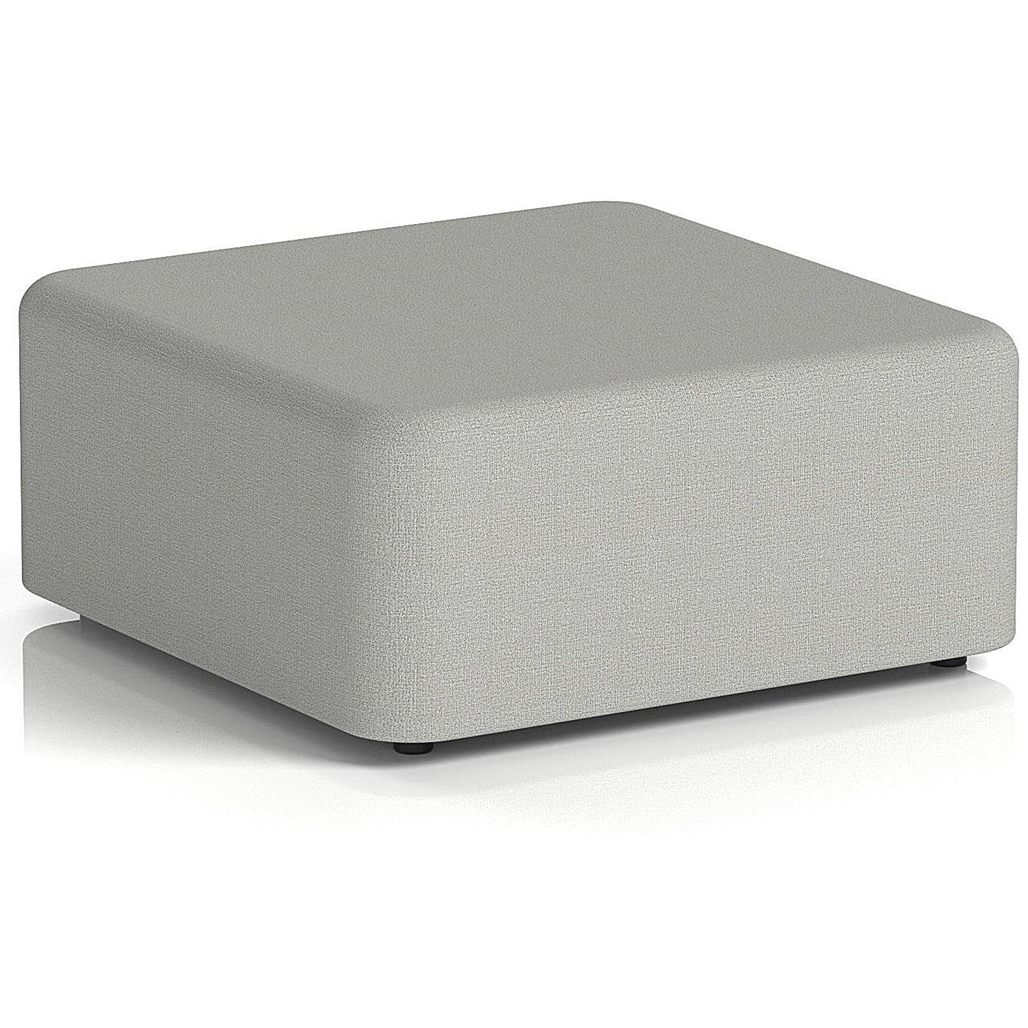 Harlestone Large Square Stool, In Sumi Fabric, Tokyo Body And Top