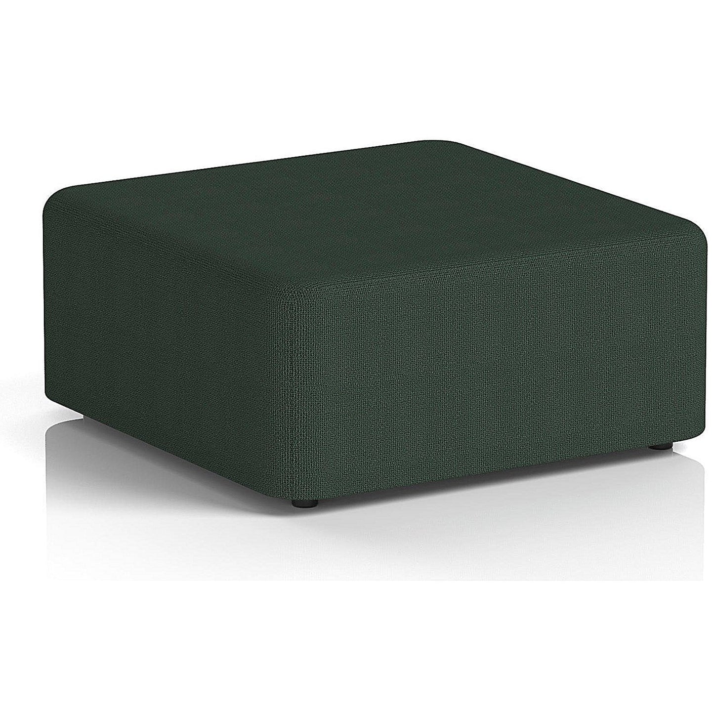Harlestone Large Square Stool, In Yoredale Fabric, Ingleton Body And Top