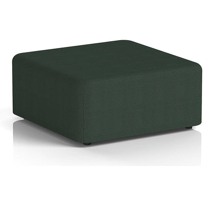 Harlestone Large Square Stool, In Yoredale Fabric, Ingleton Body And Top