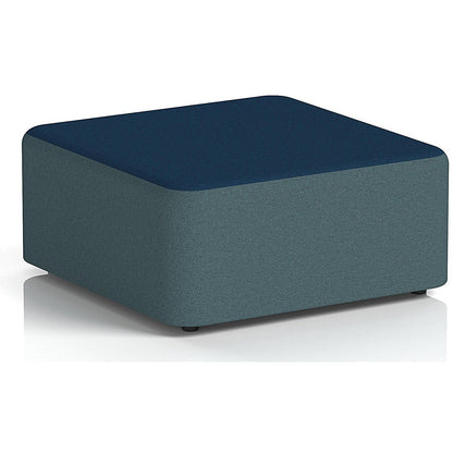 Harlestone Large Square Stool, In X2 Fabric, Polygon Body Calculus Top