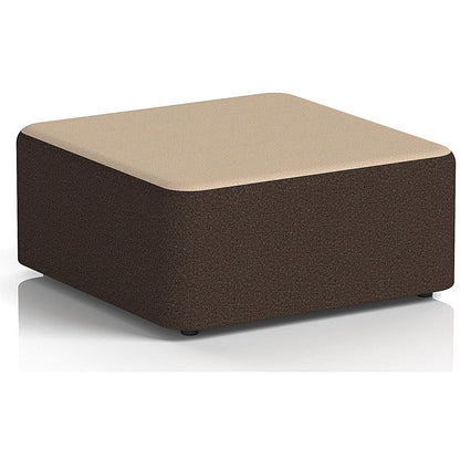 Harlestone Large Square Stool, In Synergy Fabric, Wed Body Affix Top