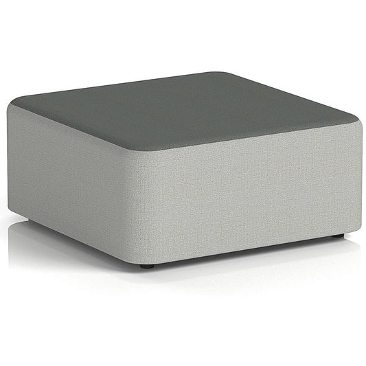 Harlestone Large Square Stool, In Sumi Fabric, Tokyo Body Kobe Top