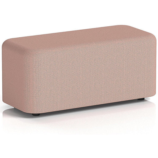 Harlestone Small Rectangular Stool, In Yoredale Fabric, Kidstone Body And Top