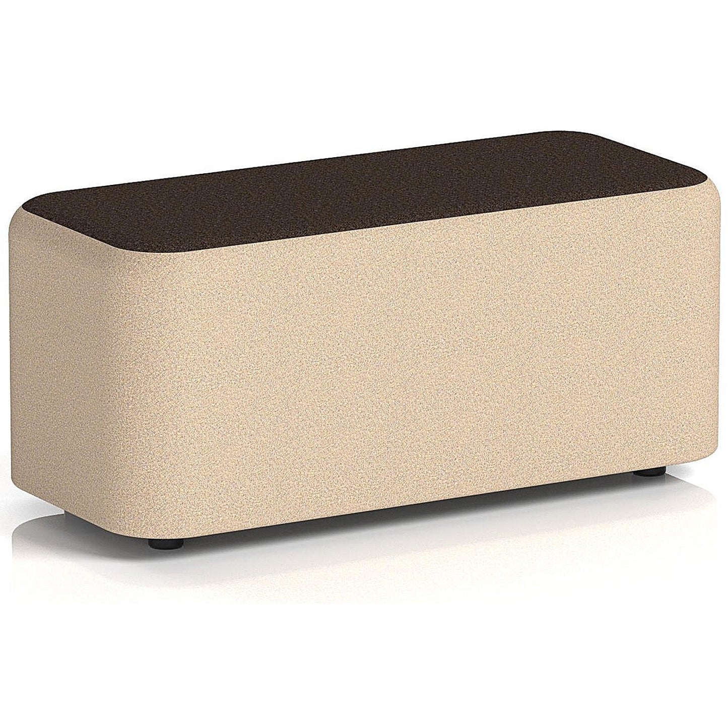 Harlestone Small Rectangular Stool, In Synergy Fabric, Affix Body Wed Top