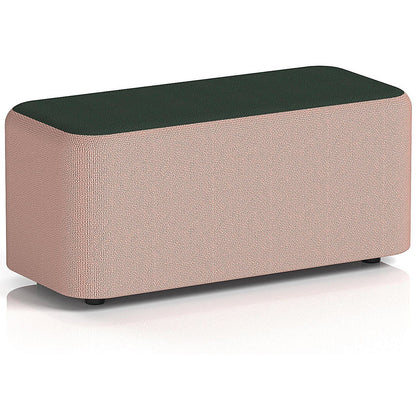 Harlestone Small Rectangular Stool, In Yoredale Fabric, Kidstone Body Ingleton Top