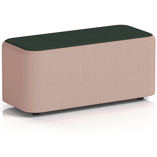 Harlestone Small Rectangular Stool, In Yoredale Fabric, Kidstone Body Ingleton Top