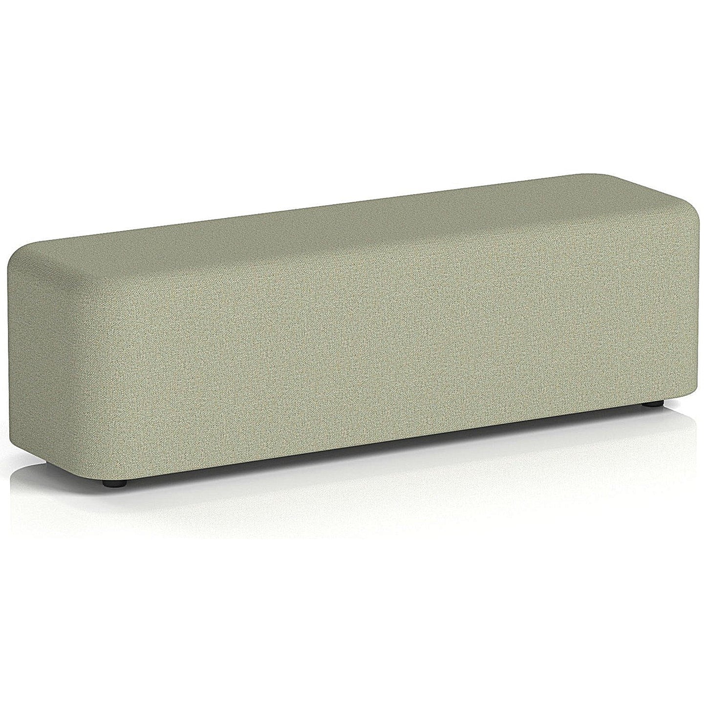 Harlestone Large Rectangular Stool, In Main Line Flax Fabric, Newbury Body And Top