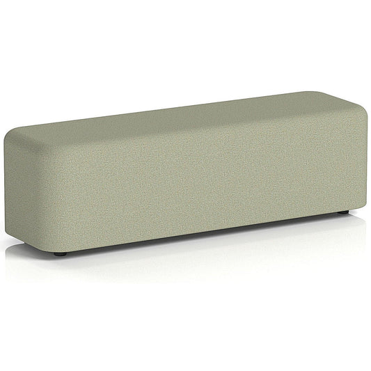 Harlestone Large Rectangular Stool, In Main Line Flax Fabric, Newbury Body And Top