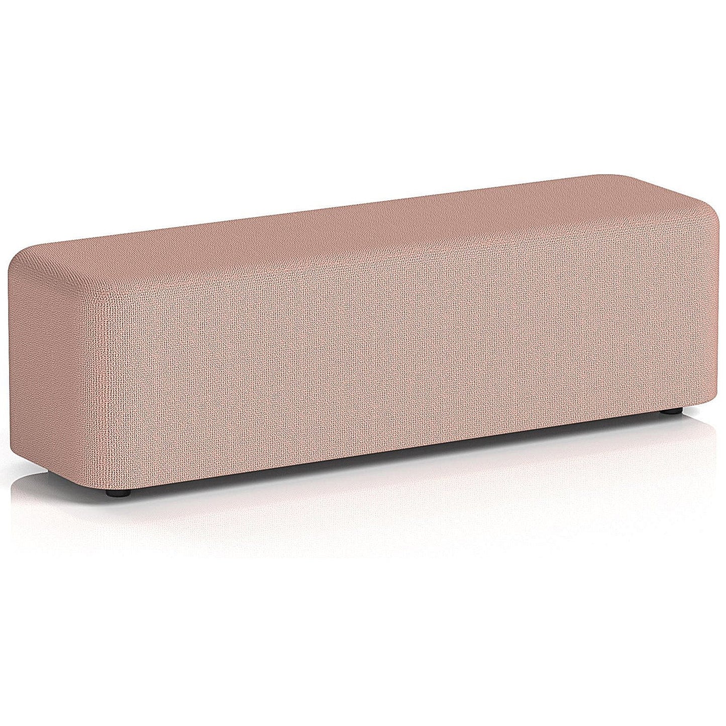 Harlestone Large Rectangular Stool, In Yoredale Fabric, Kidstone Body And Top