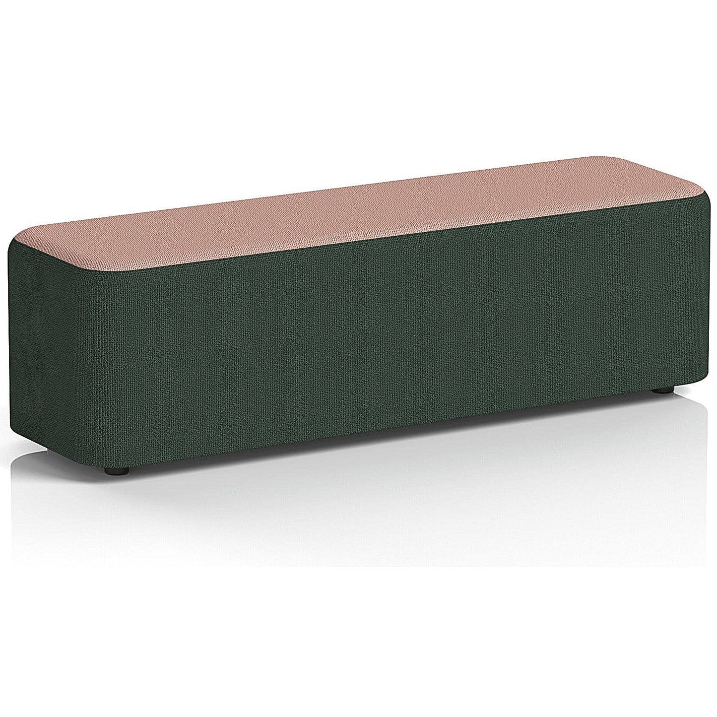 Harlestone Large Rectangular Stool, In Yoredale Fabric, Ingleton Body Kidstone Top