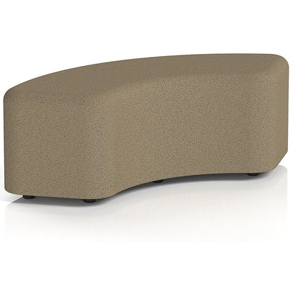 Harlestone 90 Degree Stool, In Main Line Flax Fabric, Bank Body And Top