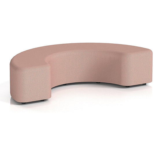 Harlestone 180 Degree Stool, In Yoredale Fabric, Kidstone Body And Top