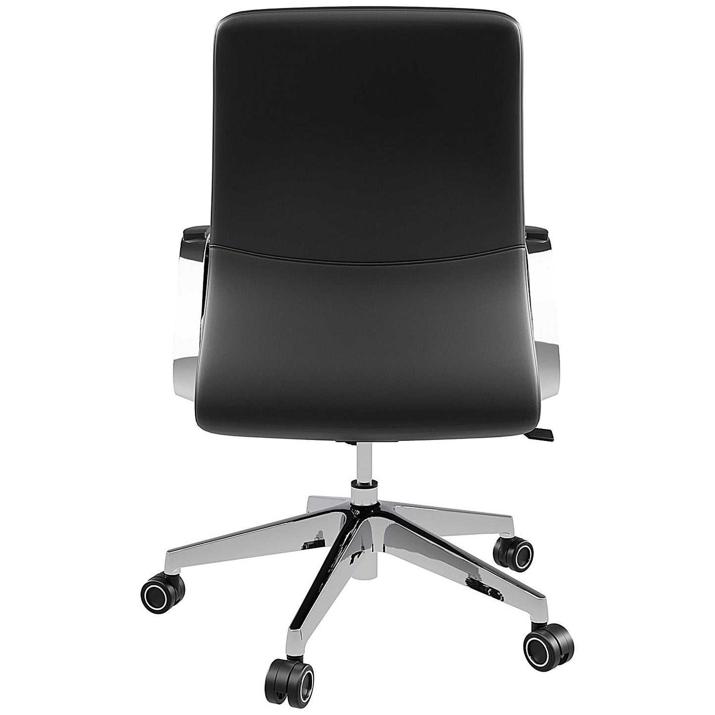 Slate Executive Chair with Fixed Arms Black/Chrome CH8111BKND Easy2Order : SF8976576