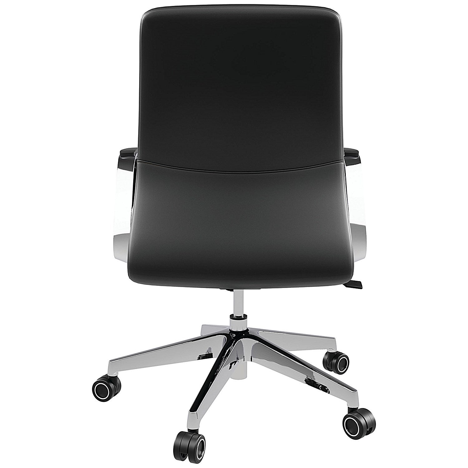 Slate Executive Chair with Fixed Arms Black/Chrome CH8111BKND Easy2Order : SF8976576