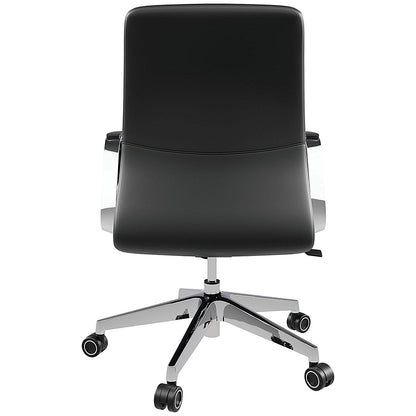 Slate Executive Chair with Fixed Arms Black/Chrome CH8111BKND Easy2Order : SF8976576