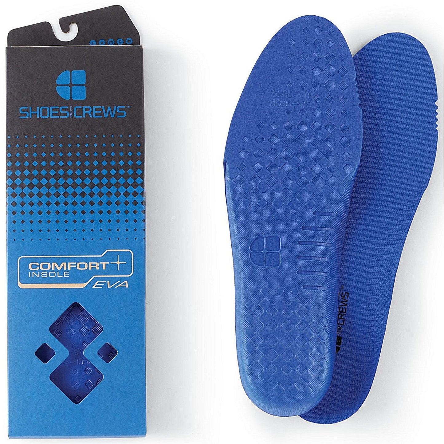 Shoes For Crews Comfort Insoles, Blue, Size 11 Easy2Order : SFC11094